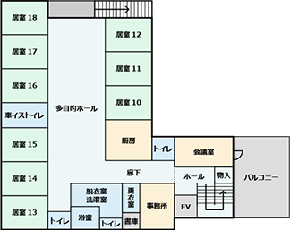 2階フロアマップ